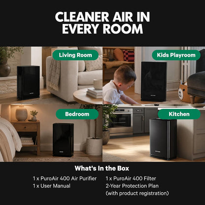 240 HEPA Air Purifiers for Home Pets Bedroom - 1,000 Ft²