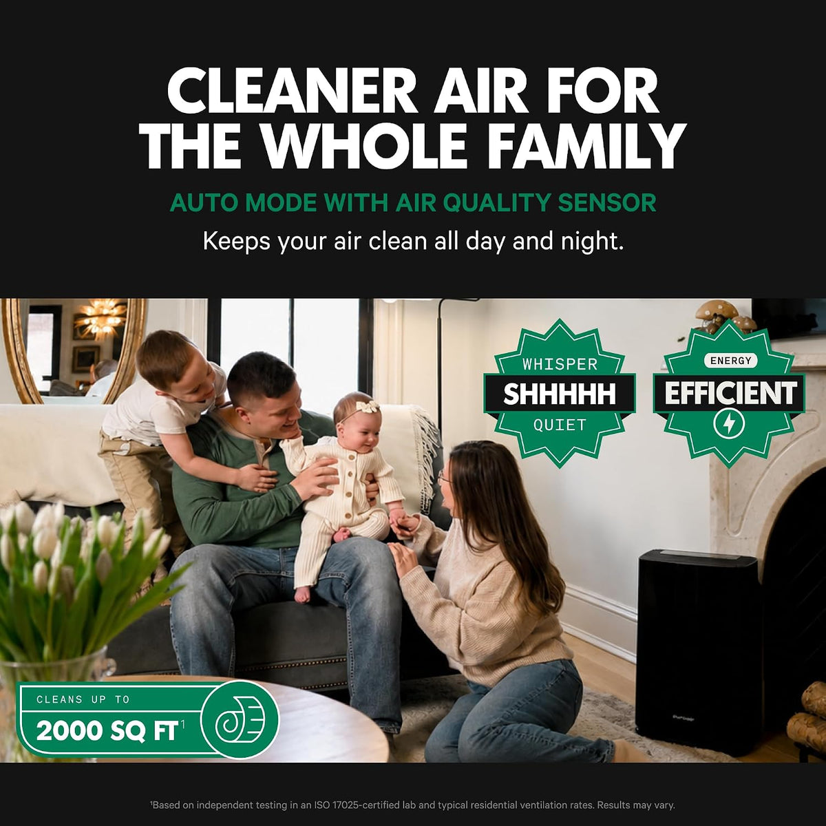 240 HEPA Air Purifiers for Home Pets Bedroom - 1,000 Ft²