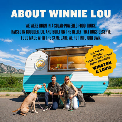 Winnie Lou Elk Jerky Dog Treats – Limited Ingredient, Human Grade, Training Treats for Small, Medium & Large Dogs, USA Made, High Protein, Chews, Hypoallergenic, Sensative Stomach (1 Pack)