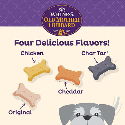 Wellness Old Mother Hubbard Classic Just Vegg'n Dog Biscuits, Natural Training Treats, Sweet Potato, Oats, Apple and Carrot Flavor, Mini Size, 20 oz Bag