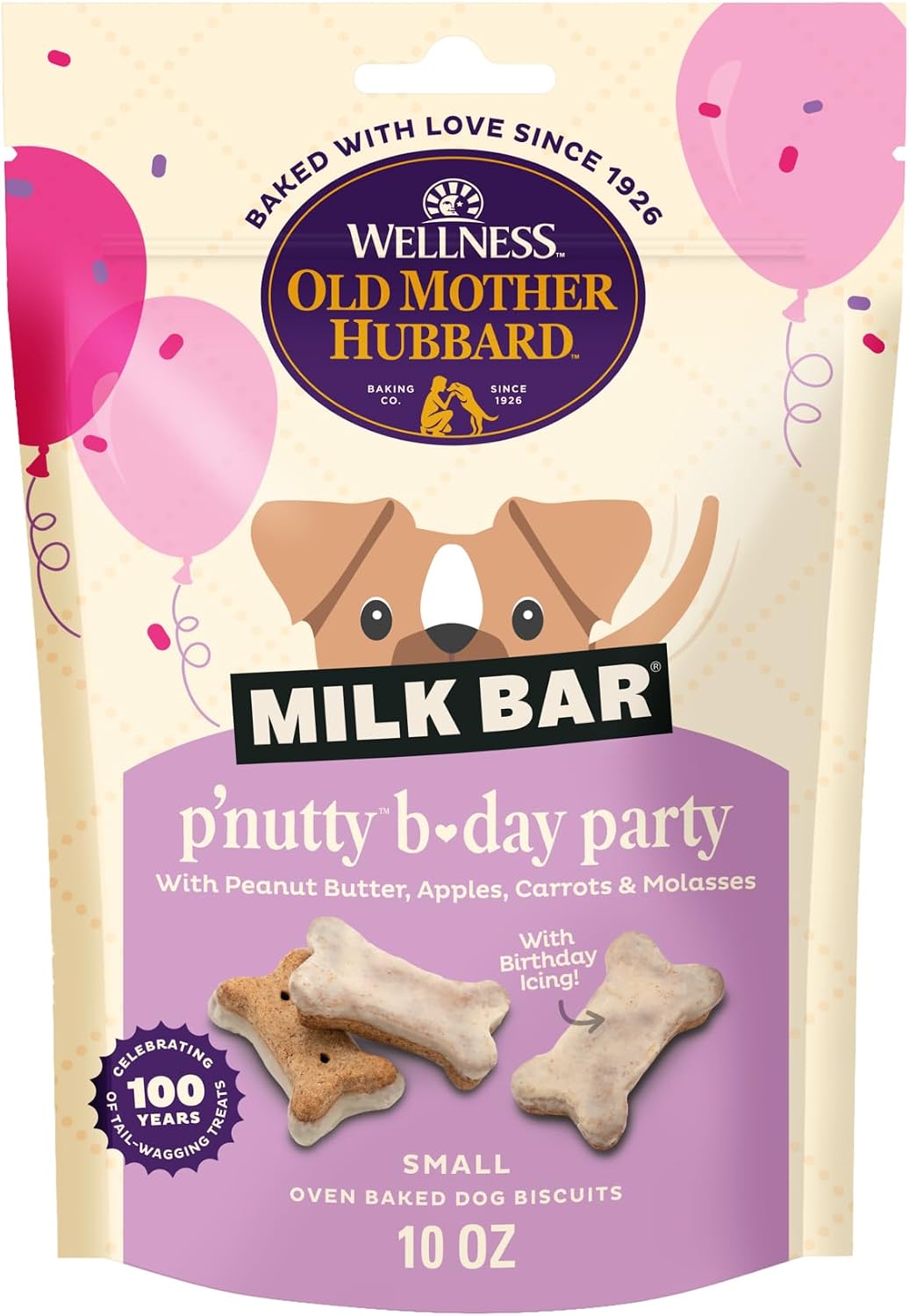 Wellness Old Mother Hubbard Classic Just Vegg'n Dog Biscuits, Natural Training Treats, Sweet Potato, Oats, Apple and Carrot Flavor, Mini Size, 20 oz Bag