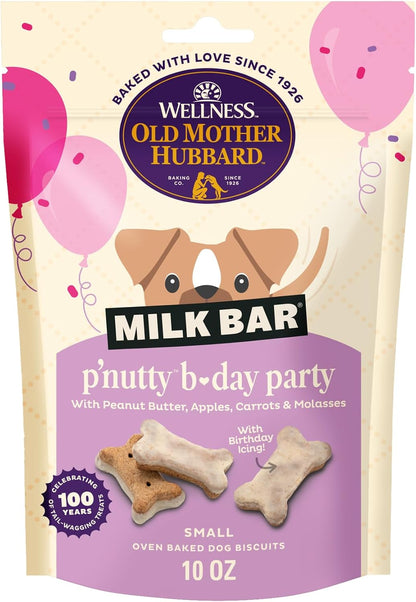 Wellness Old Mother Hubbard Classic Just Vegg'n Dog Biscuits, Natural Training Treats, Sweet Potato, Oats, Apple and Carrot Flavor, Mini Size, 20 oz Bag