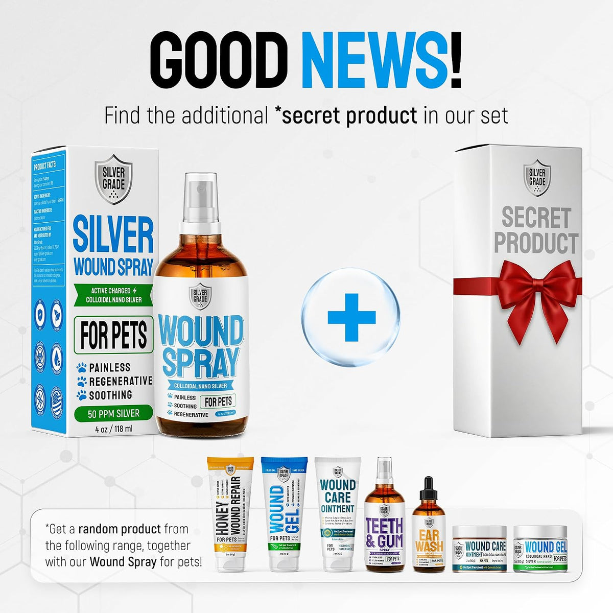 Wound Spray for Pets – Colloidal Silver Wound Care for Dogs & Cats – Helps with Skin Irritation, Hot Spots, Rashes, Scratching, Itch, Bites & Burns – Use a Dog Cone – 4 oz