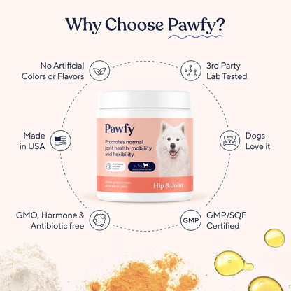 Hip & Joint Supplement for Dogs - Glucosamine Chondroitin & MSM