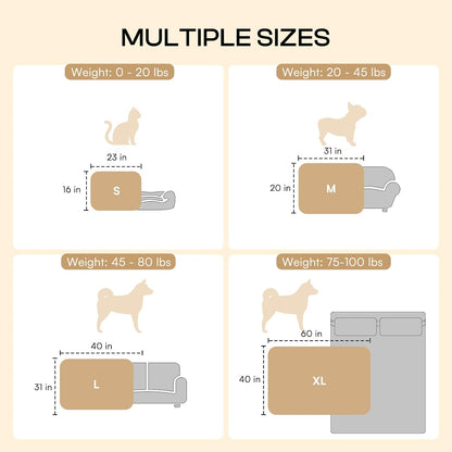 Dog Blankets 3-Pack, Super Soft Fluffy Fleece Pet Throw Warm