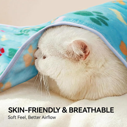 Dog Blankets 3-Pack, Super Soft Fluffy Fleece Pet Throw Warm