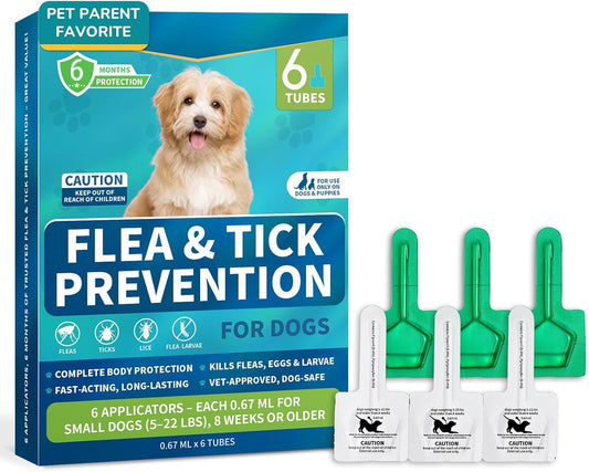 Flea and Tick Prevention for Small Dogs (5 to 22 lbs), Dog Flea Treatment
