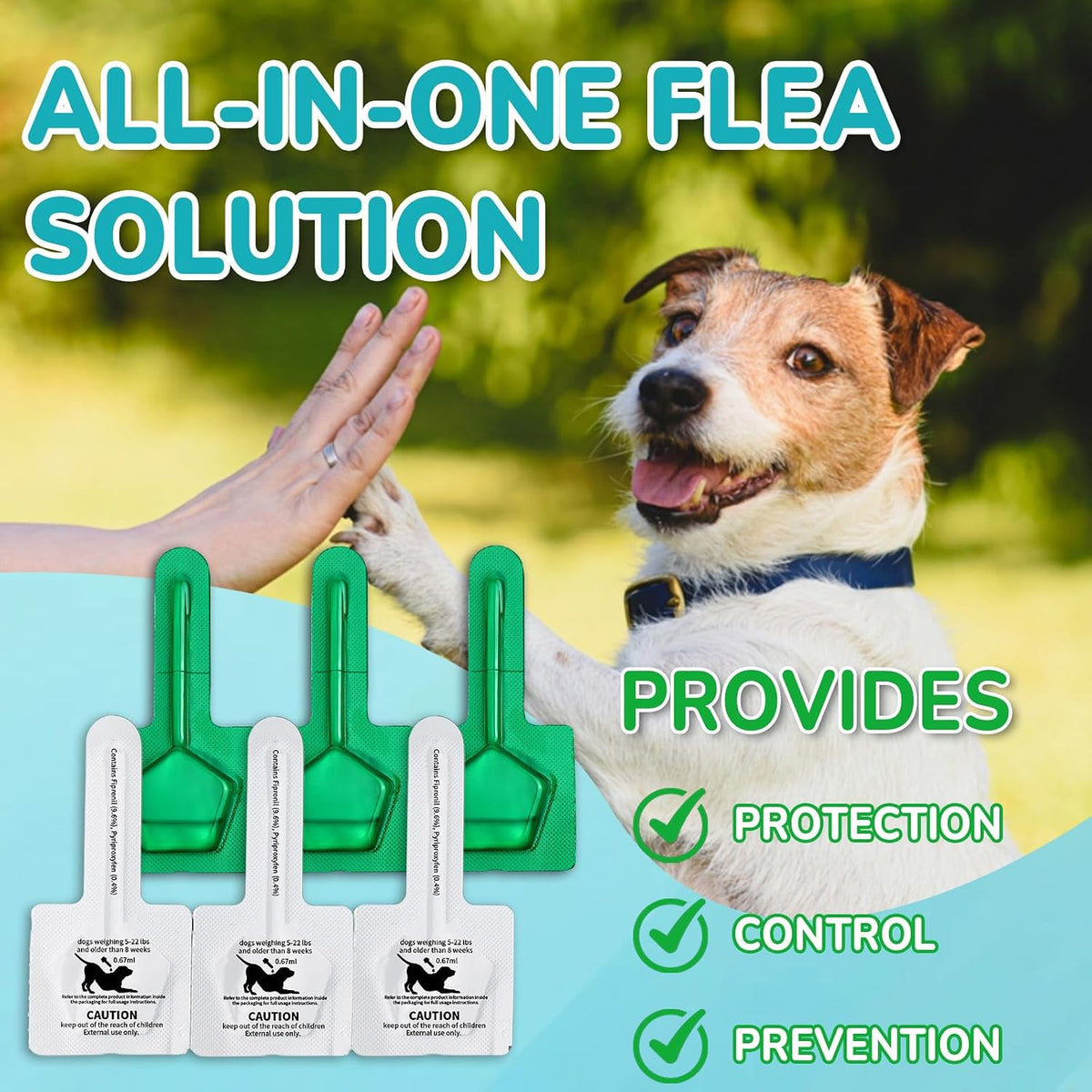 Flea and Tick Prevention for Small Dogs (5 to 22 lbs), Dog Flea Treatment