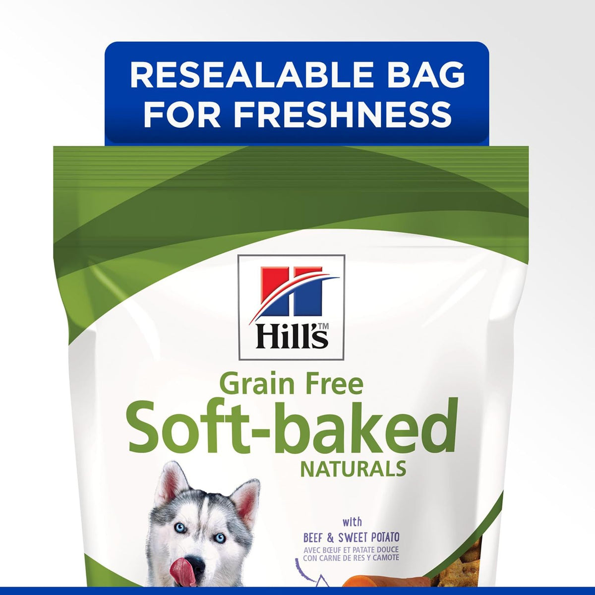 Grain Free Soft-Baked Naturals Dog Treats, Duck & Pumpkin