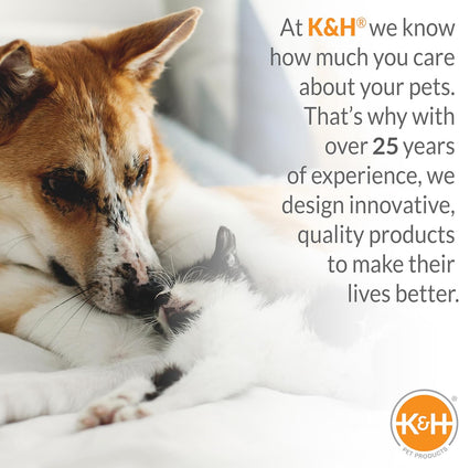 K&H Pet Bed Warmer, Safety Listed, Cat Heating Pad, Small 9x8.5in Tan