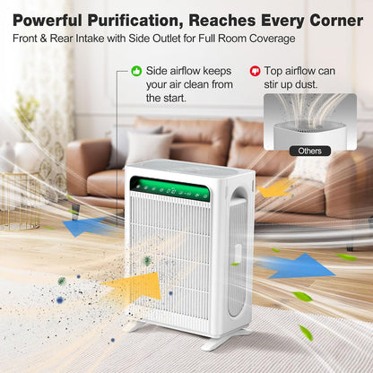 Air Purifiers for Home Bedroom Up to 1,695 Ft² in 1 Hr, APH4000, White