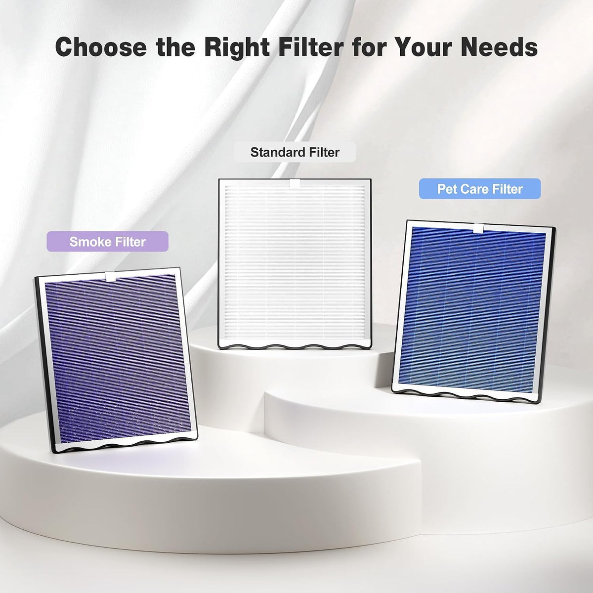 Air Purifiers for Home Bedroom Up to 1,695 Ft² in 1 Hr, APH4000, White