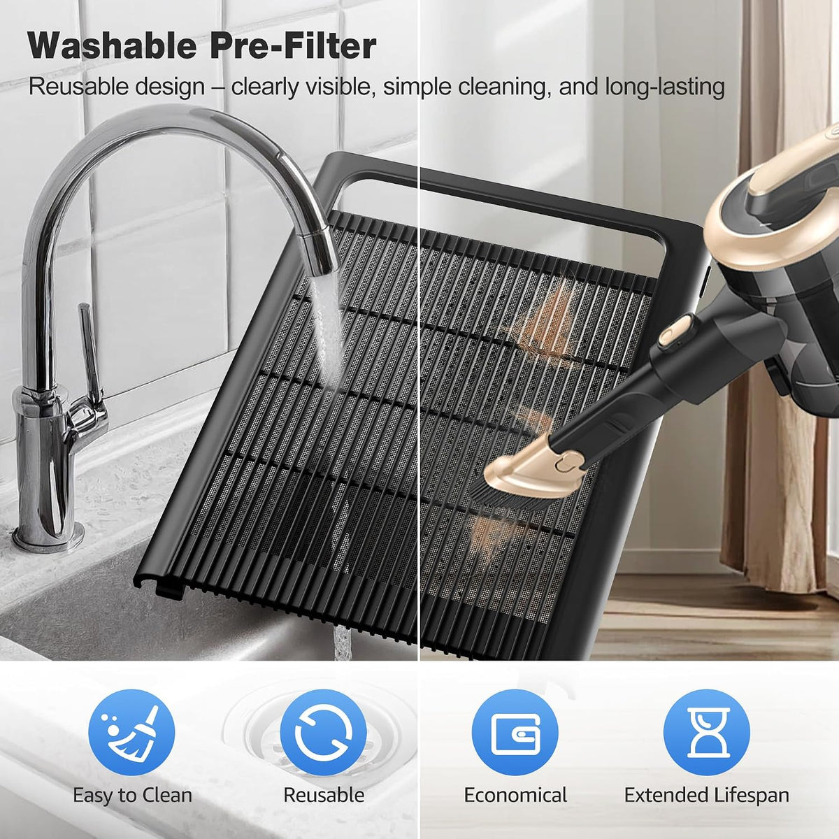 Air Purifiers for Home Bedroom Up to 1,695 Ft² in 1 Hr, APH4000, White