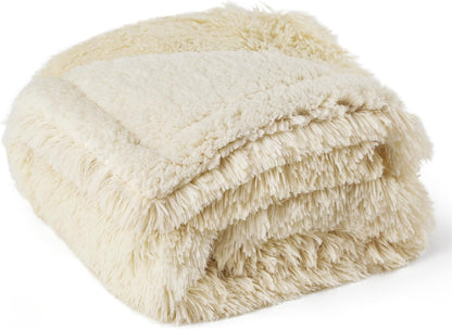 Waterproof Dog Blankets for Large Dogs, Fluffy Faux Fur, 50×60" | Plush Fuzzy Reversible Pet Blankets for Couch and Dog Bed, Soft Calming Throw Cat Blanket Washable, Dog Gift, Tie-dye Grey