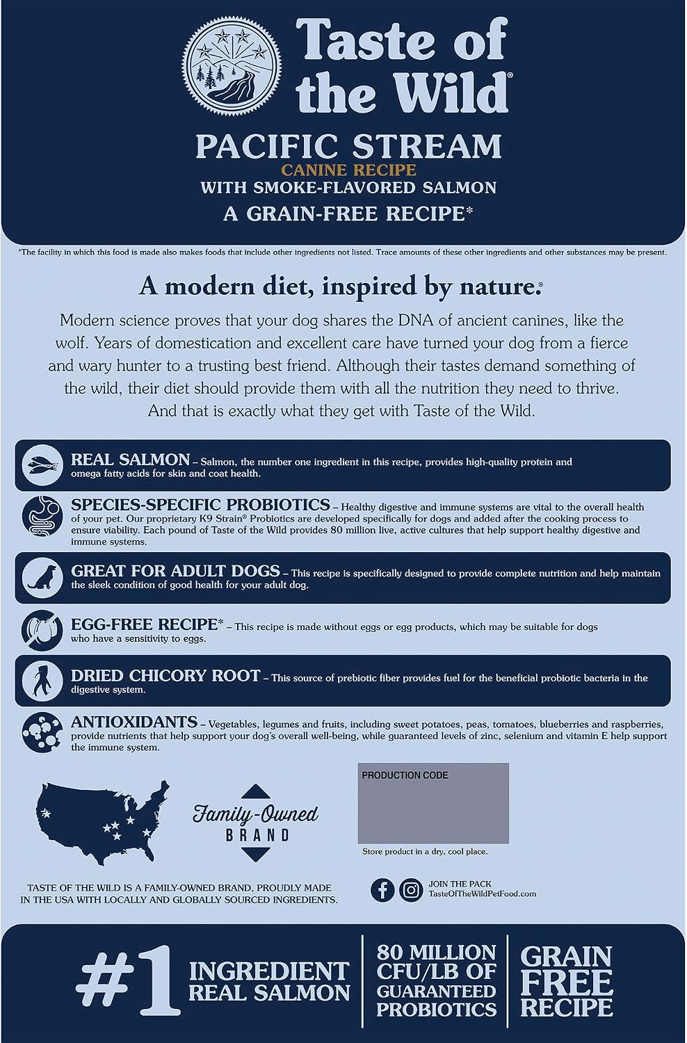 High Prairie Adult Dry Dog Food, Roasted Bison, 28lb