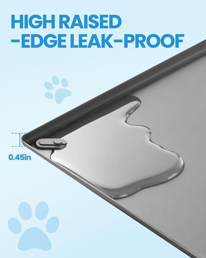Pee Pad Holder for Dogs - 24" x 24" Silicone Puppy Potty Training Tray