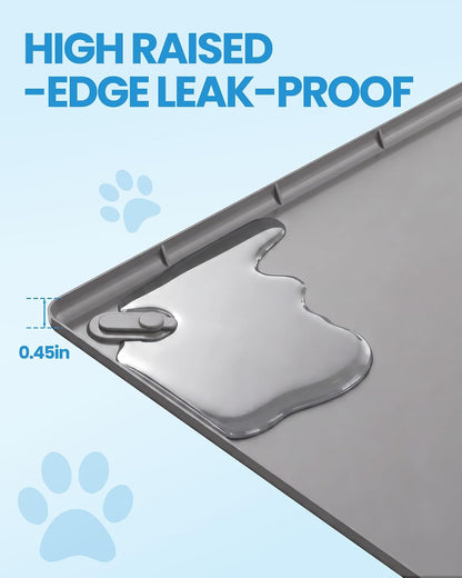 Pee Pad Holder for Dogs - 24" x 24" Silicone Puppy Potty Training Tray