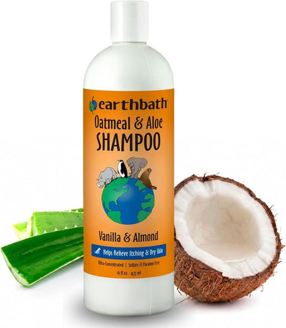 Oatmeal & Aloe Dog Shampoo, Itchy, Dog Wash, 16 Oz (1 Pack)