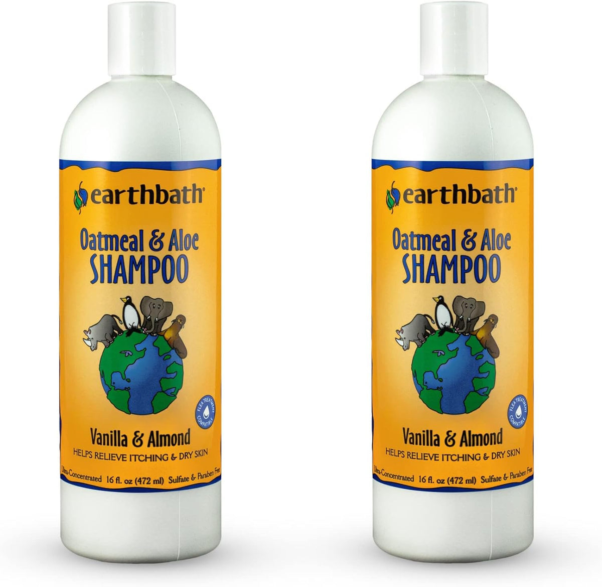 Oatmeal & Aloe Dog Shampoo, Itchy, Dog Wash, 16 Oz (1 Pack)