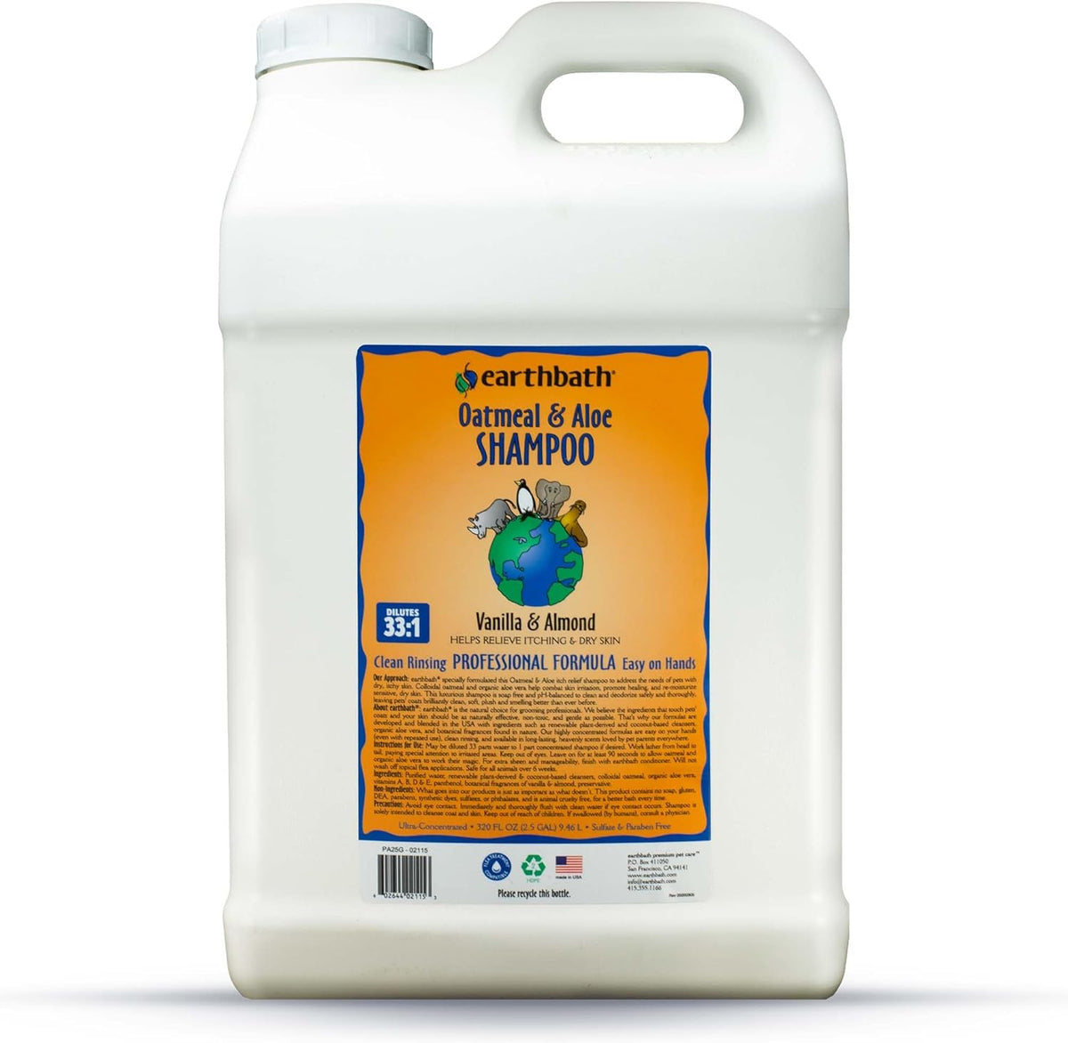 Oatmeal & Aloe Dog Shampoo, Itchy, Dog Wash, 16 Oz (1 Pack)
