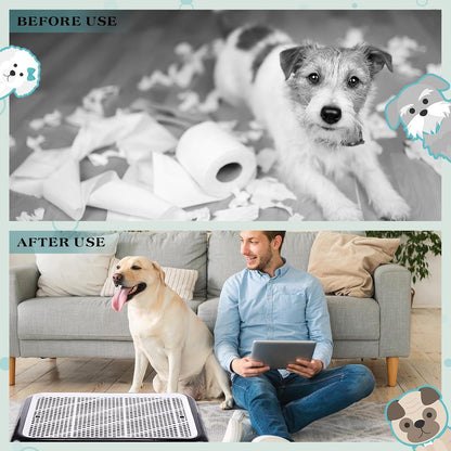 1 Pcs Dog Pee Pad Holder Potty Tray Portable Dog Litter Box Toilet Training for Small Medium Large Pet Puppy Indoor Outdoor