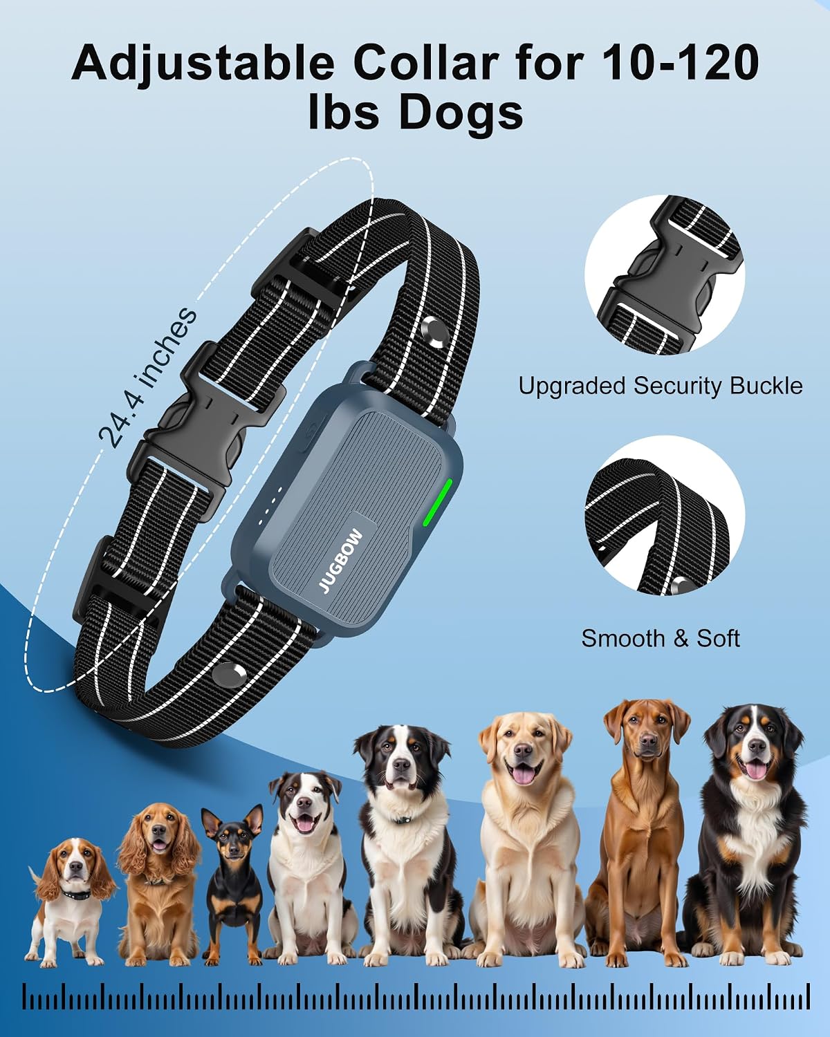 Dog Shock Collar - 4500FT Dog Training Collar with Remote for 10-120lbs Dog