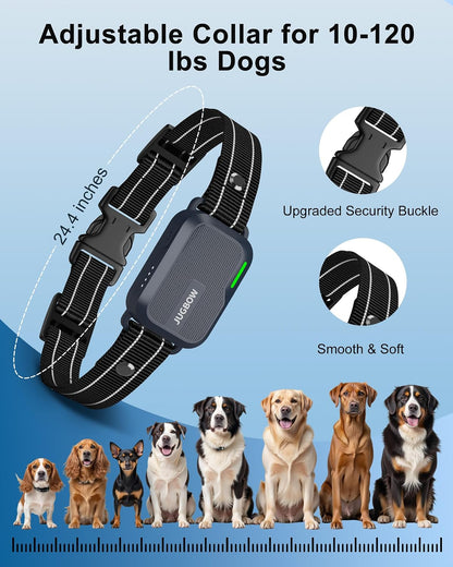 Dog Shock Collar - 4500FT Dog Training Collar with Remote for 10-120lbs Dog