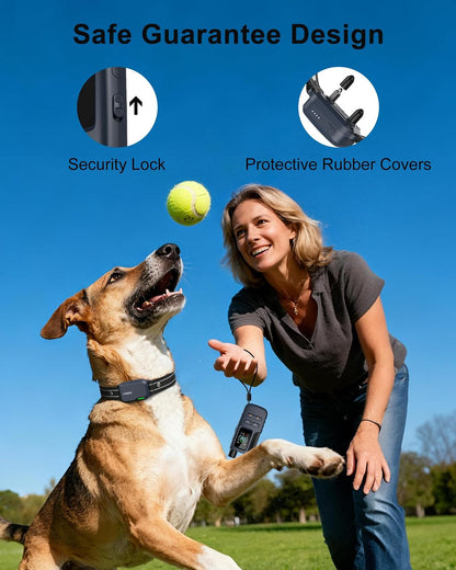 Dog Shock Collar - 4500FT Dog Training Collar with Remote for 10-120lbs Dog