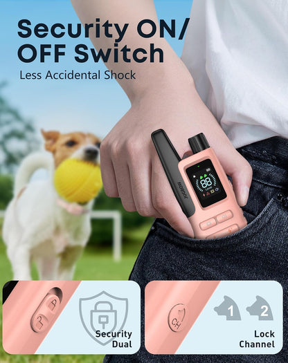 Dog Shock Collar - 4500FT Dog Training Collar with Remote for 10-120lbs Dog