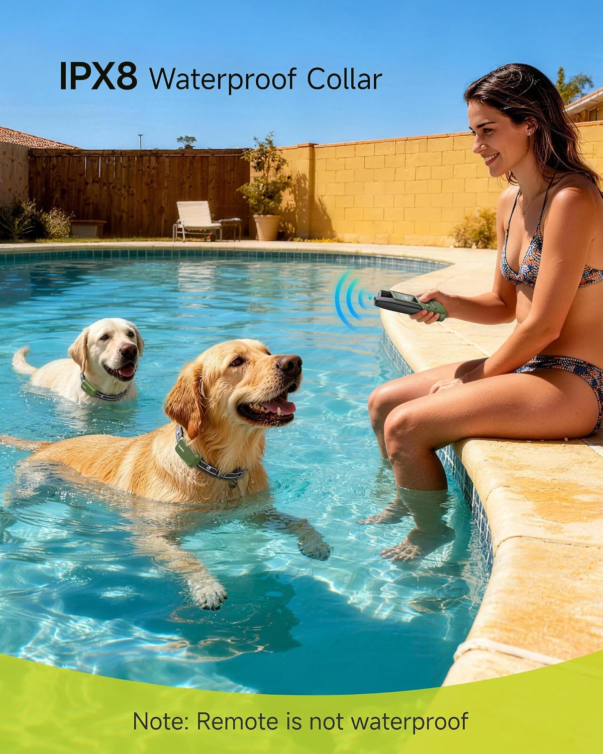 Dog Shock Collar - 4500FT Dog Training Collar with Remote for 10-120lbs Dog