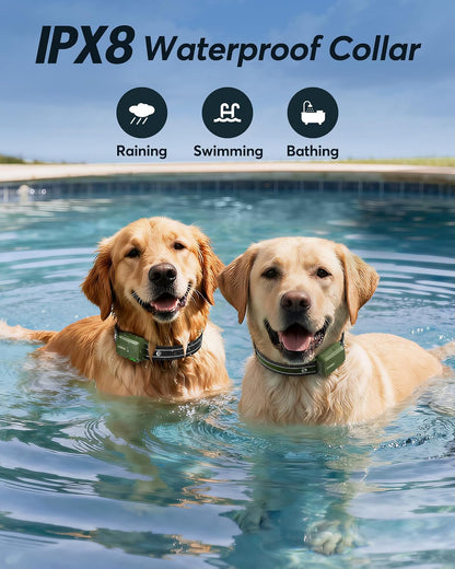 Dog Shock Collar - 4500FT Dog Training Collar with Remote for 10-120lbs Dog
