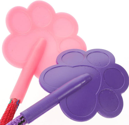 2 pcs Dog Training Paw Shape Flexible Pet Training Tool for Puppy Obedience Behavior Correction Lure Play Lightweight No Hurt Pet Accessory