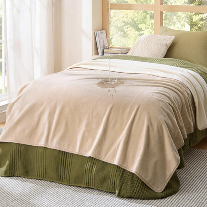 Waterproof Blanket Soft Flannel Fleece Couch Cover,50x60 Grey
