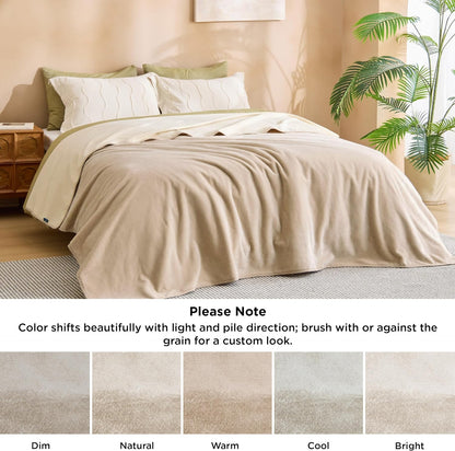 Waterproof Blanket Soft Flannel Fleece Couch Cover,50x60 Grey