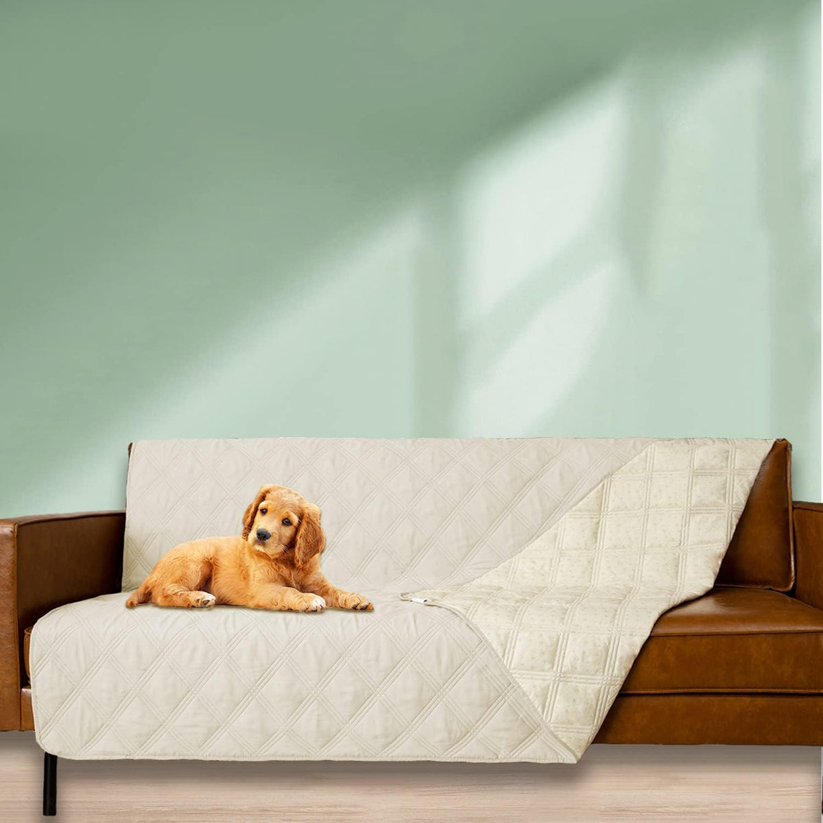 Waterproof Dog Bed Cover Pet Blanket with Anti-Slip Back for Furniture Bed Couch Sofa