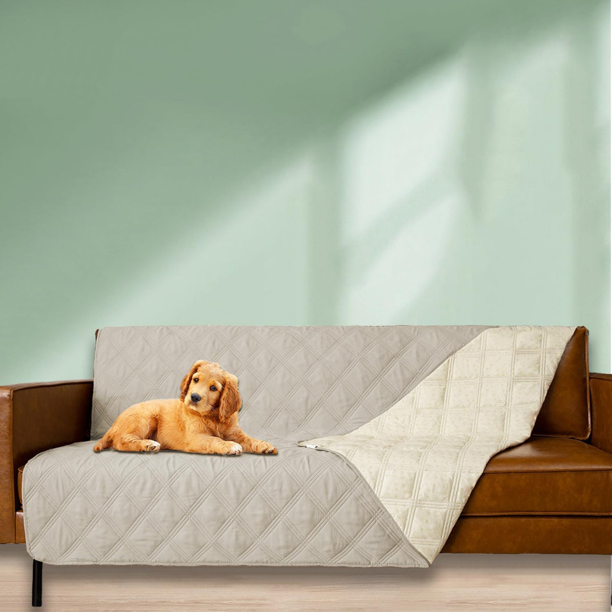 Waterproof Dog Bed Cover Pet Blanket with Anti-Slip Back for Furniture Bed Couch Sofa