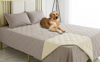 Waterproof Dog Bed Cover Pet Blanket with Anti-Slip Back for Furniture Bed Couch Sofa