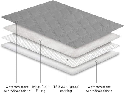 Waterproof Dog Bed Cover Pet Blanket with Anti-Slip Back for Furniture Bed Couch Sofa