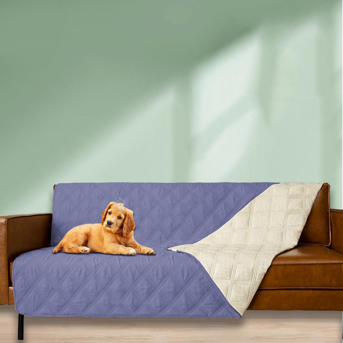 Waterproof Dog Bed Cover Pet Blanket with Anti-Slip Back for Furniture Bed Couch Sofa