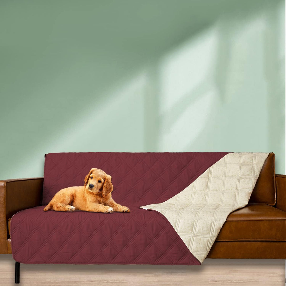 Waterproof Dog Bed Cover Pet Blanket with Anti-Slip Back for Furniture Bed Couch Sofa