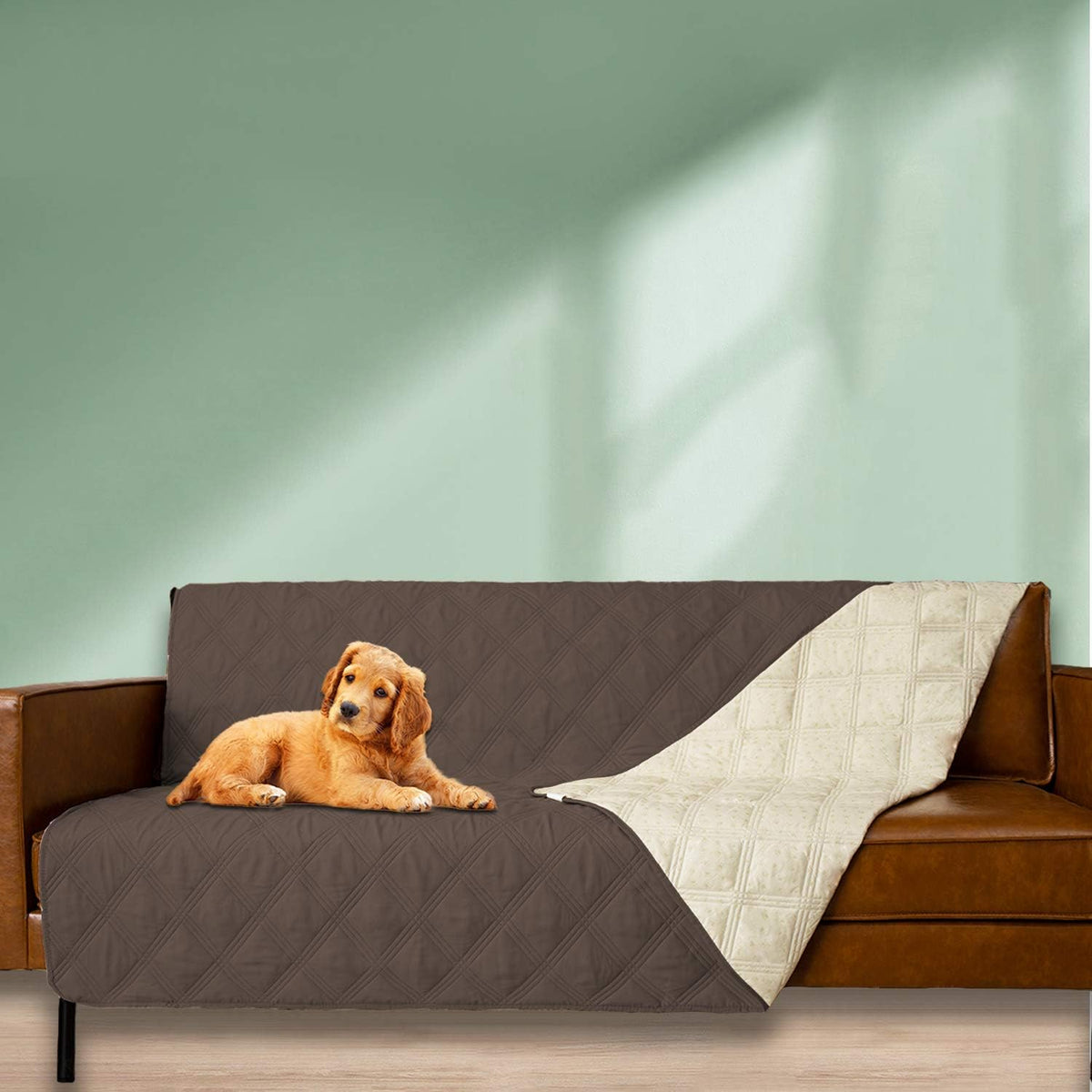 Waterproof Dog Bed Cover Pet Blanket with Anti-Slip Back for Furniture Bed Couch Sofa