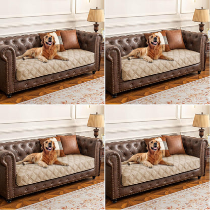 Waterproof Dog Bed Cover Pet Blanket with Anti-Slip Back for Furniture Bed Couch Sofa