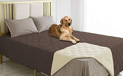 Waterproof Dog Bed Cover Pet Blanket with Anti-Slip Back for Furniture Bed Couch Sofa