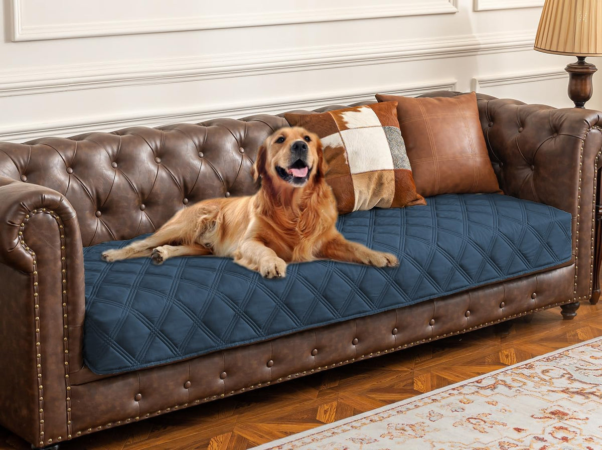 Waterproof Dog Bed Cover Pet Blanket with Anti-Slip Back for Furniture Bed Couch Sofa