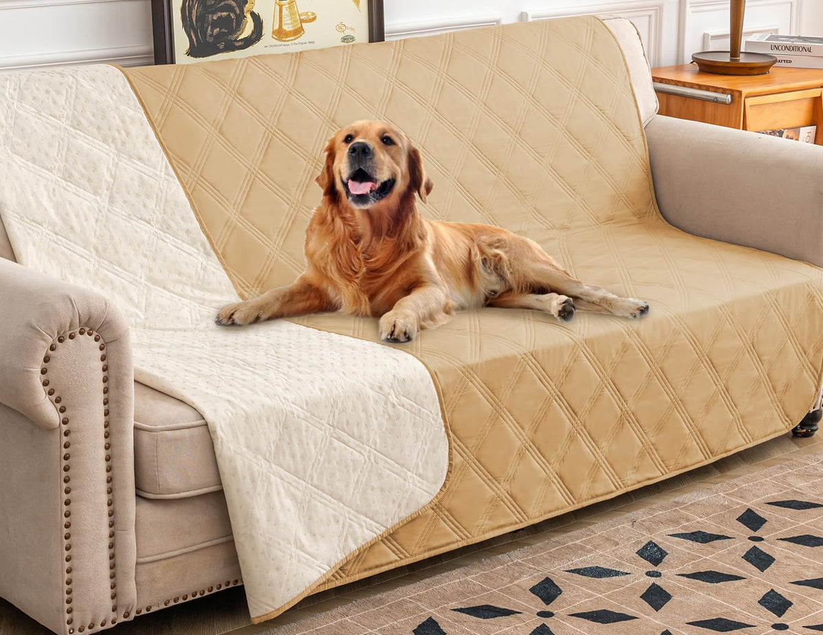 Waterproof Dog Bed Cover Pet Blanket with Anti-Slip Back for Furniture Bed Couch Sofa