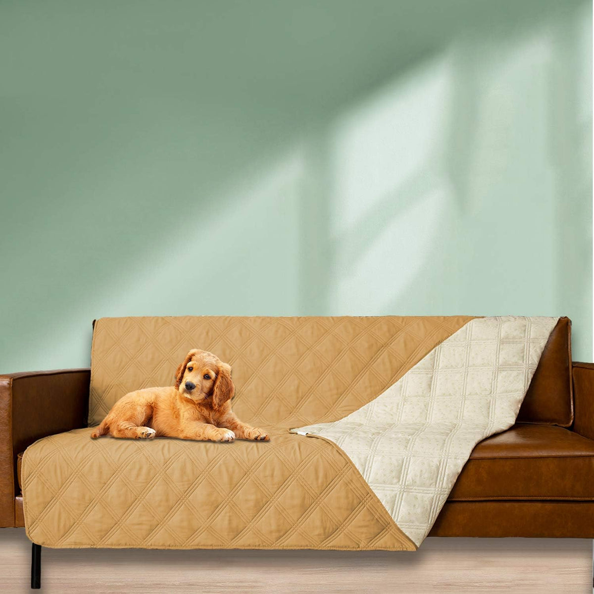 Waterproof Dog Bed Cover Pet Blanket with Anti-Slip Back for Furniture Bed Couch Sofa