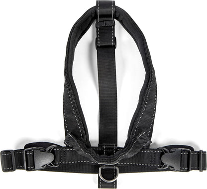 Crash-Tested Multipurpose Seatbelt Dog Harness - Black, Large