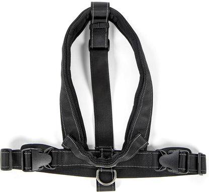 Crash-Tested Multipurpose Seatbelt Dog Harness - Black, Large