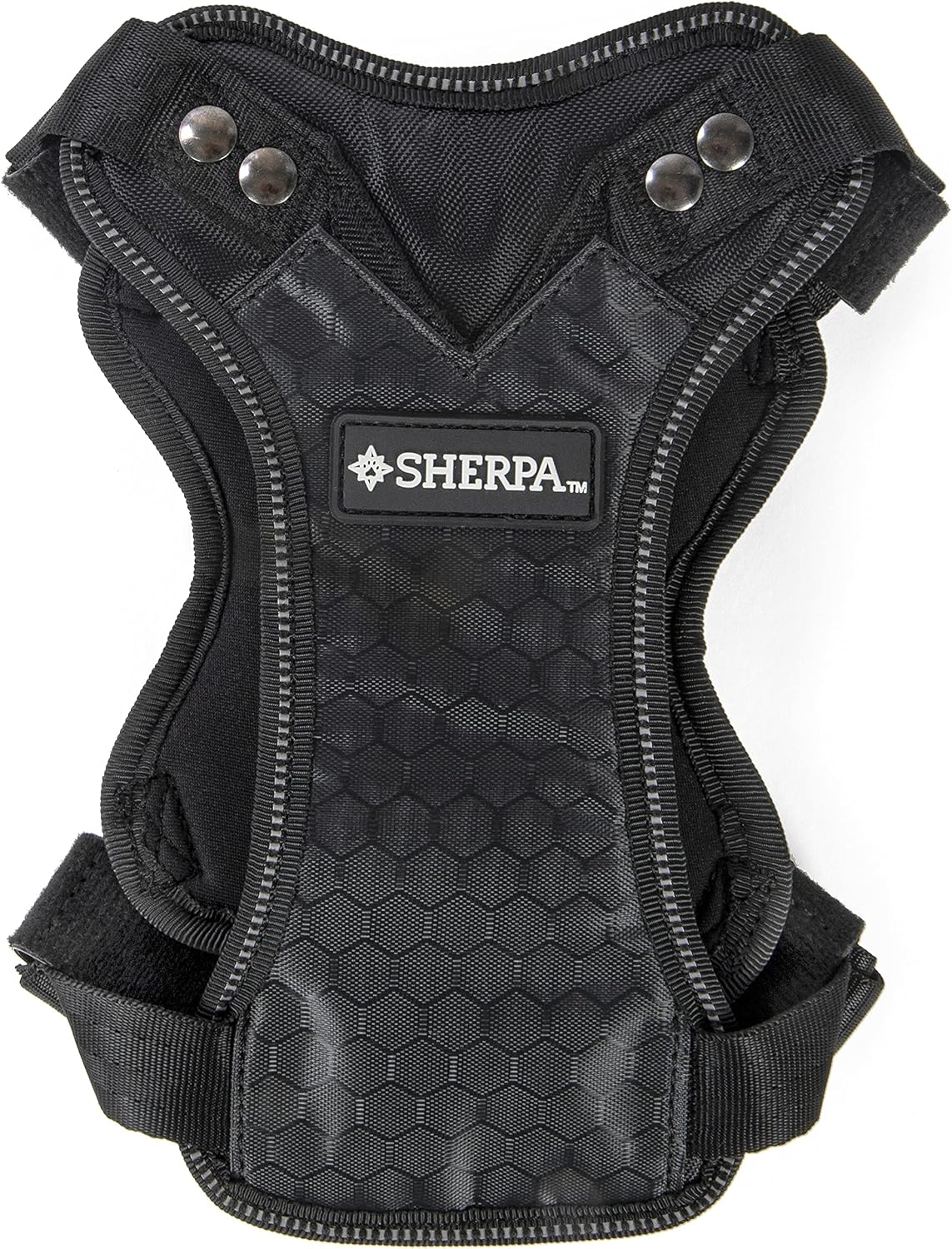 Crash-Tested Multipurpose Seatbelt Dog Harness - Black, Large