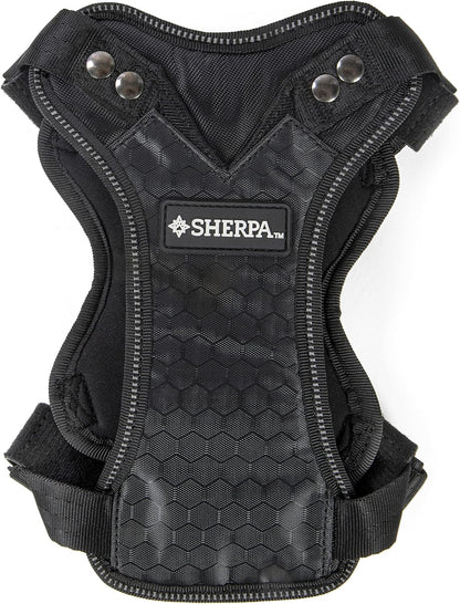 Crash-Tested Multipurpose Seatbelt Dog Harness - Black, Large